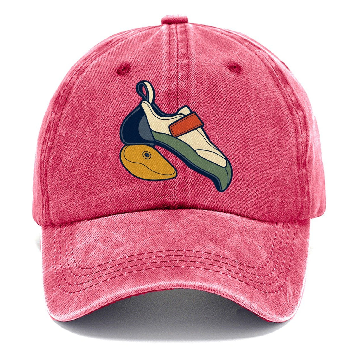 Heel Hook Study Rock Climbing Classic Cap – Pomegranate Blush