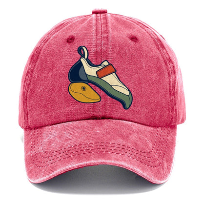 Heel Hook Study Rock Climbing Classic Cap – Pomegranate Blush