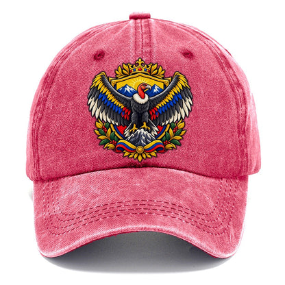 Colombia Heraldic Crest Country Logos Classic Cap – Pomegranate Blush