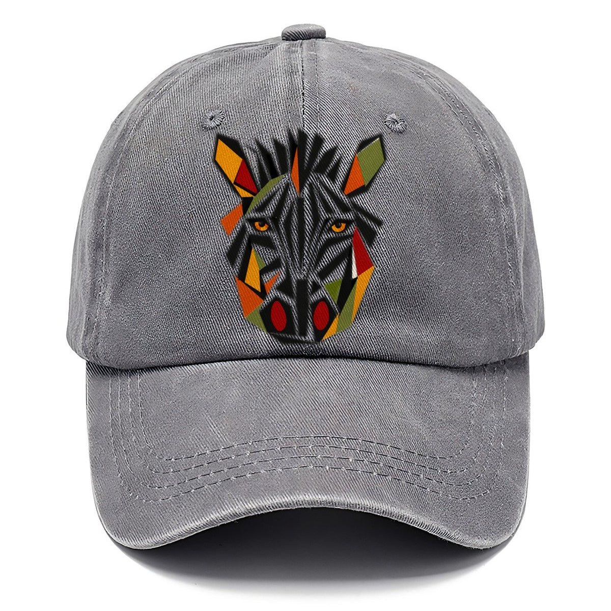 Zebra Geometric Stripes Classic Cap – Urban Haze
