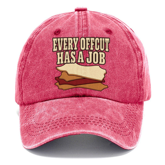 Every Offcut Has A Job Leathercraft Classic Cap – Pomegranate Blush