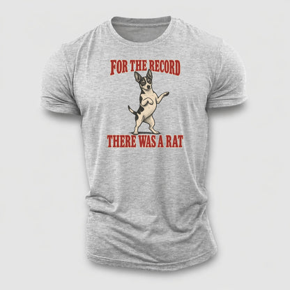 Rat Terrier Dog Declarations Cotton T-Shirt – Sport Grey