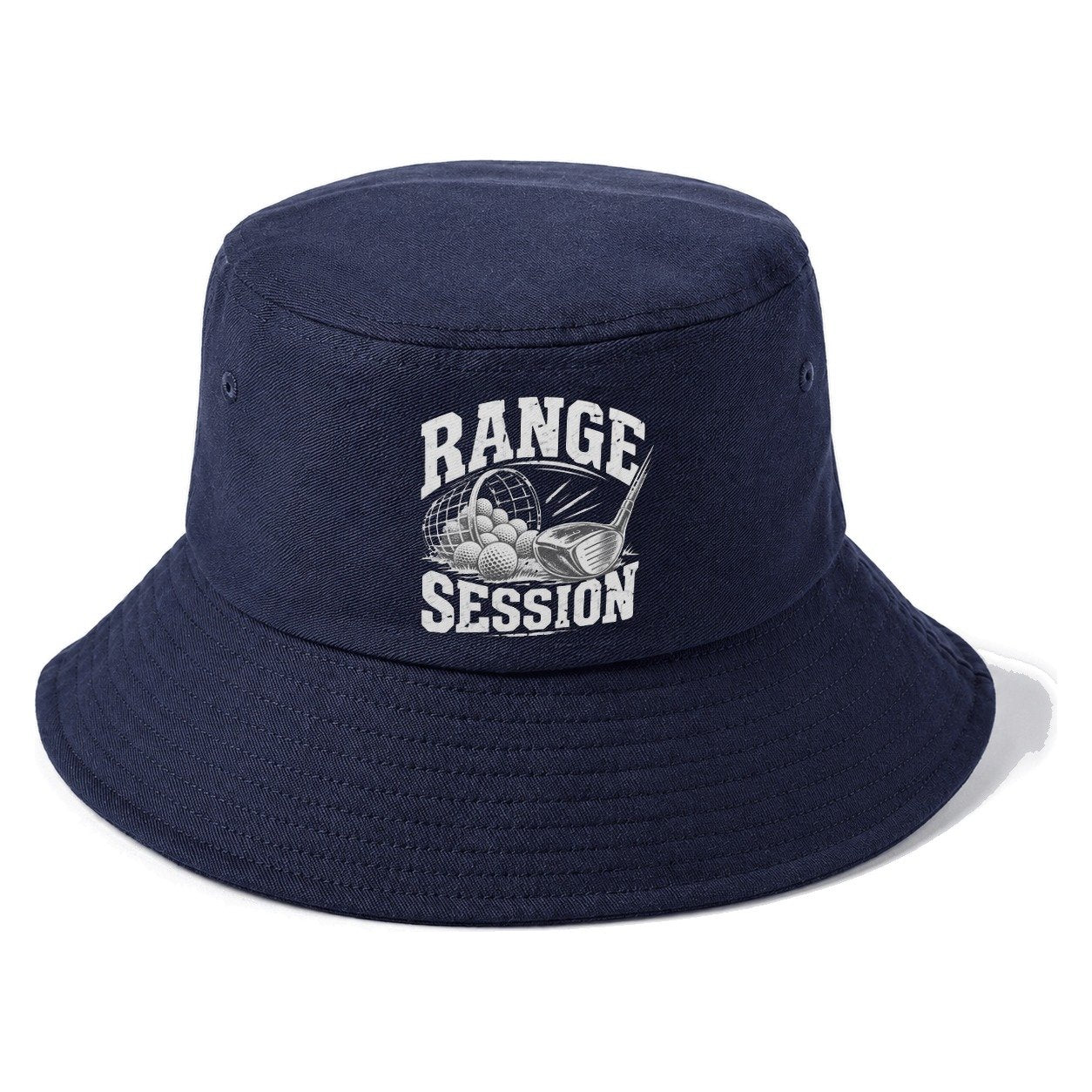 Range Session Golf Life Bucket Hat – Twilight Navy