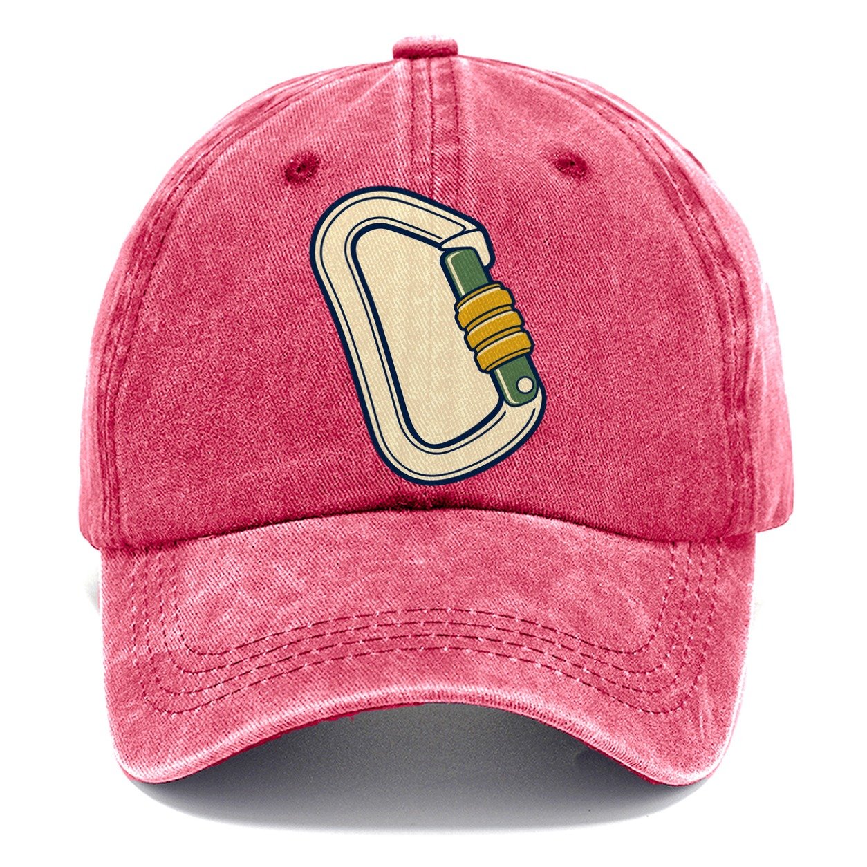 Locking Carabiner Study Rock Climbing Classic Cap – Pomegranate Blush