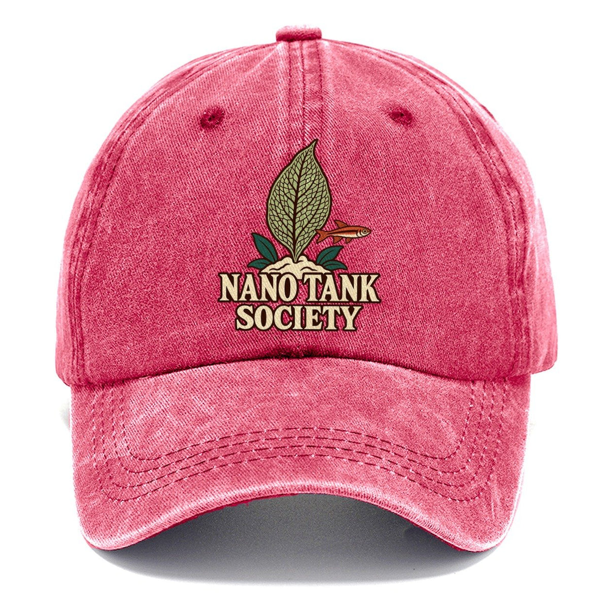 Nano Tank Society Aquarium Keeping Classic Cap – Pomegranate Blush