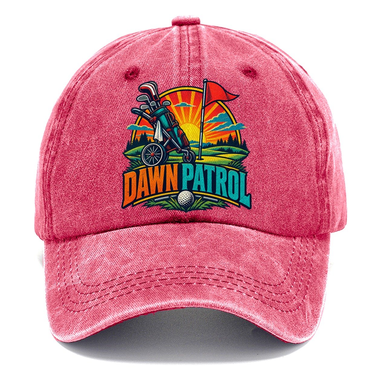 Dawn Patrol Golf Life Classic Cap – Pomegranate Blush