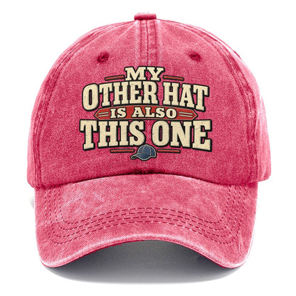 My Other Hat Is Also This One American Wit Classic Cap – Pomegranate Blush