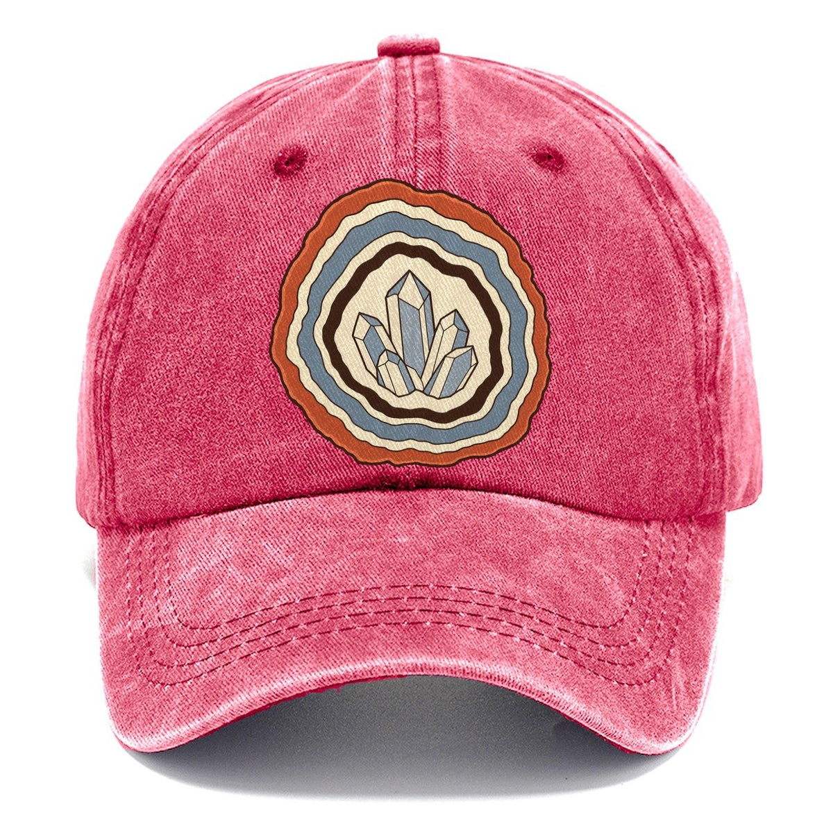 Agate Cross Section Rocks And Minerals Classic Cap – Pomegranate Blush