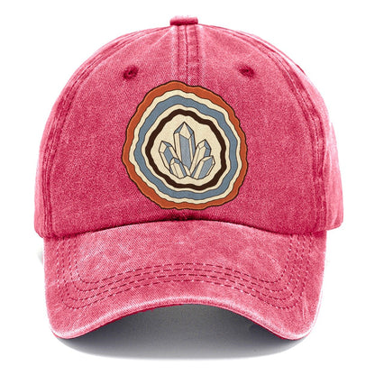 Agate Cross Section Rocks And Minerals Classic Cap – Pomegranate Blush