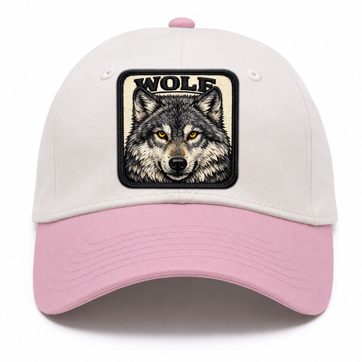 Wolf Two Tone Cap – Pink