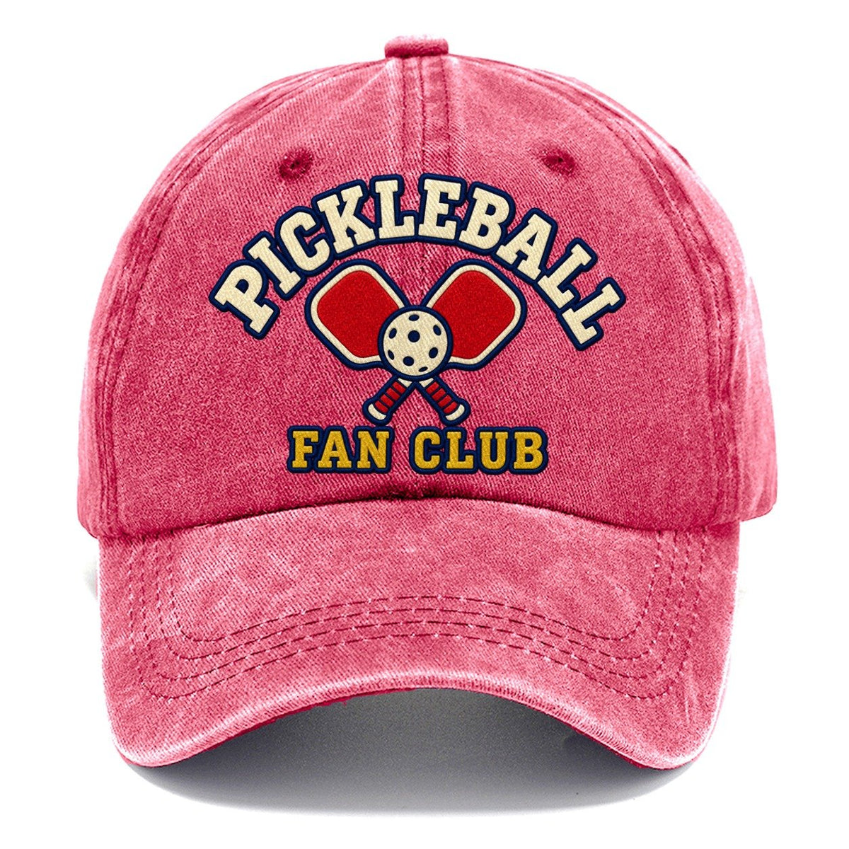 Pickleball Fan Club Classic Cap – Pomegranate Blush