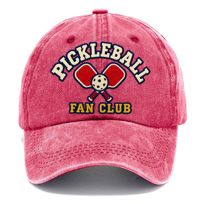 Pickleball Fan Club Classic Cap – Pomegranate Blush