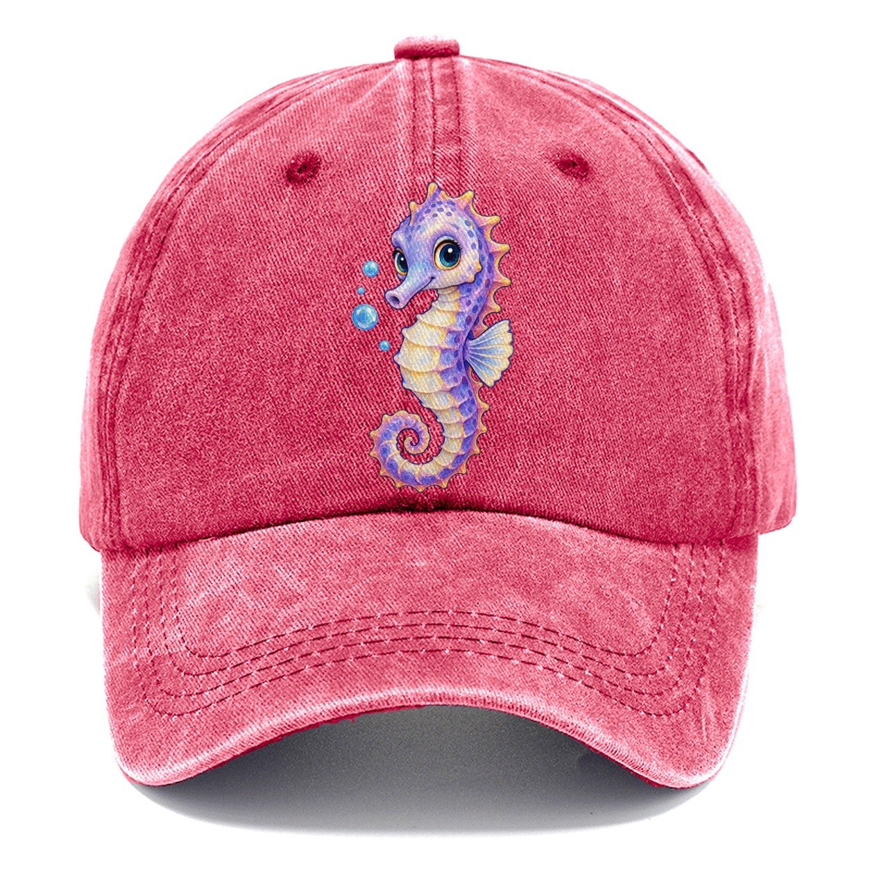 Seahorse Three Quarter Drift Sea Sprite Classic Cap – Pomegranate Blush