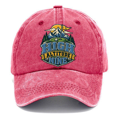 High Altitude Nine Golf Life Classic Cap – Pomegranate Blush