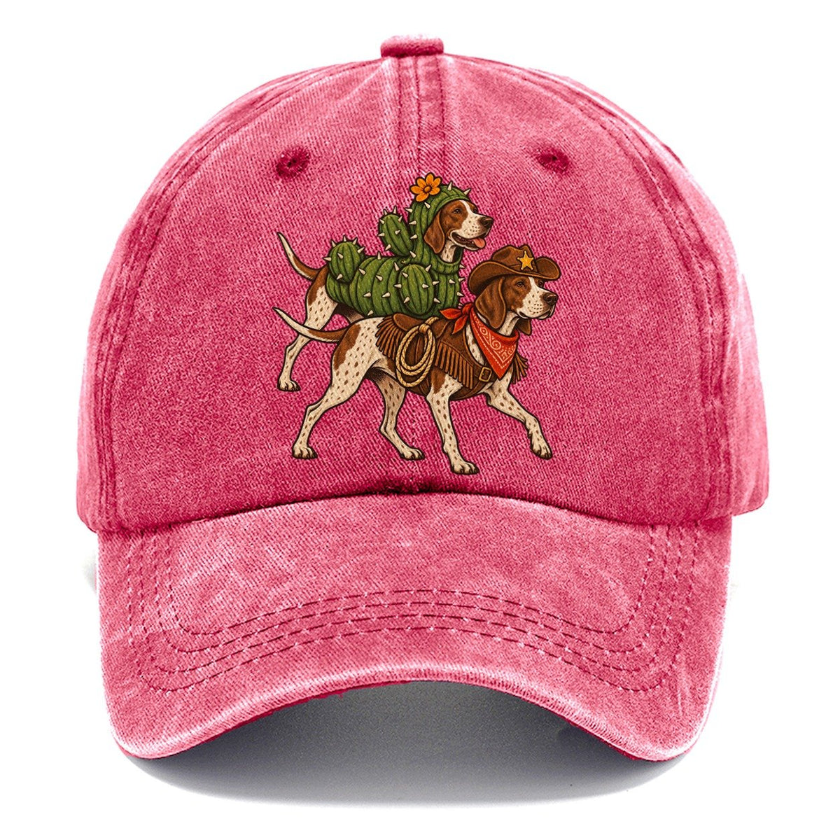 2 Pointers In Halloween Costumes Hdp 38 Parade Lineup Halloween Dog Parade Classic Cap – Pomegranate Blush
