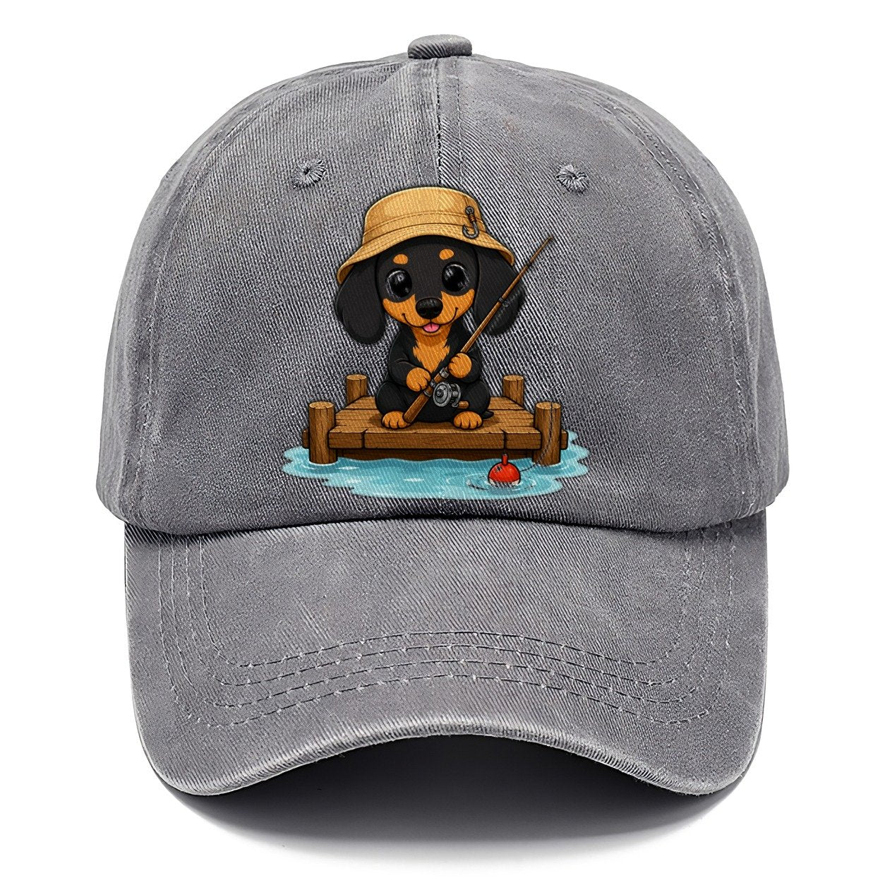Dachshund Fishing Dock Classic Cap – Urban Haze
