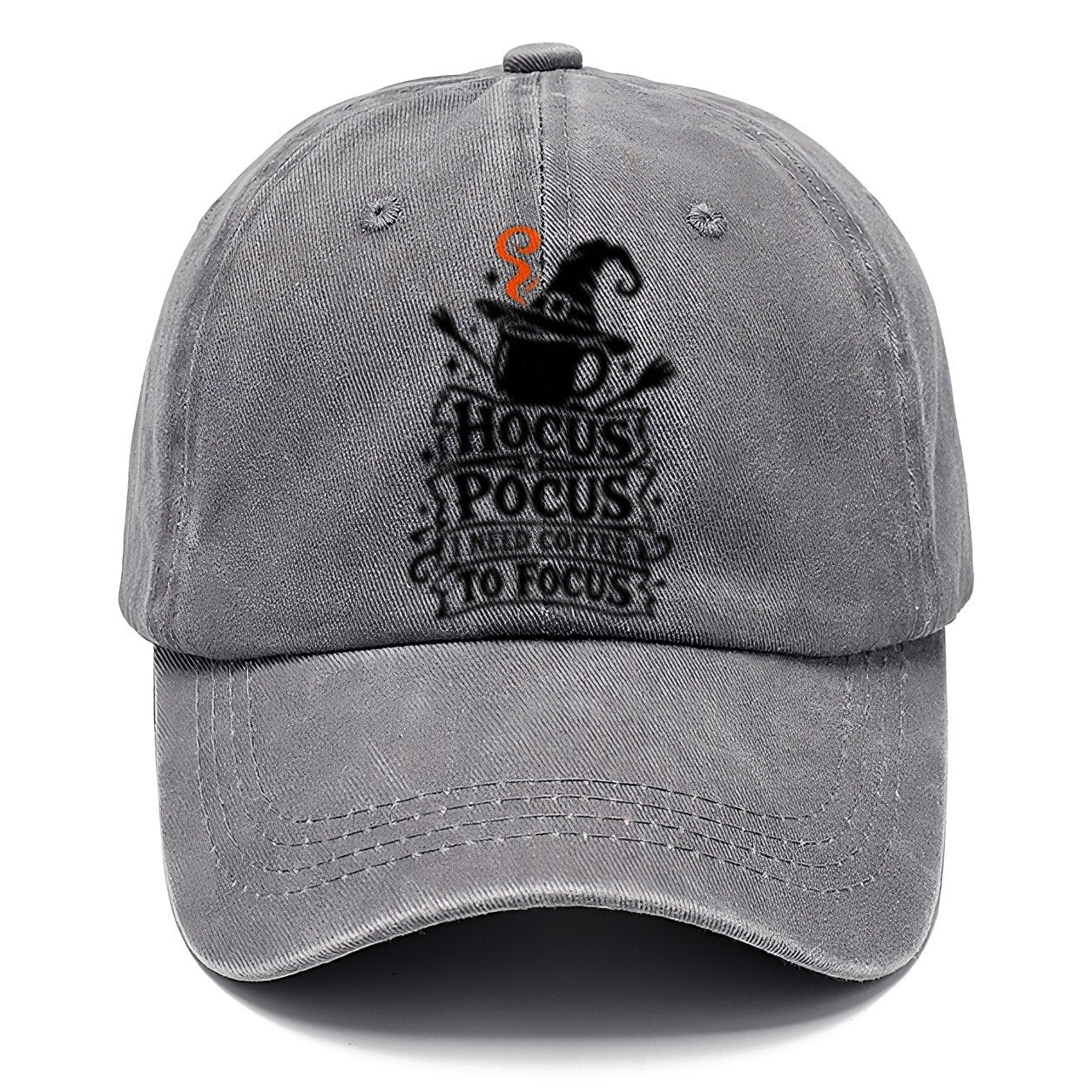 Hocus Pocus I Need Coffee To Focus Slogan Witch Magic Classic Cap – Urban Haze