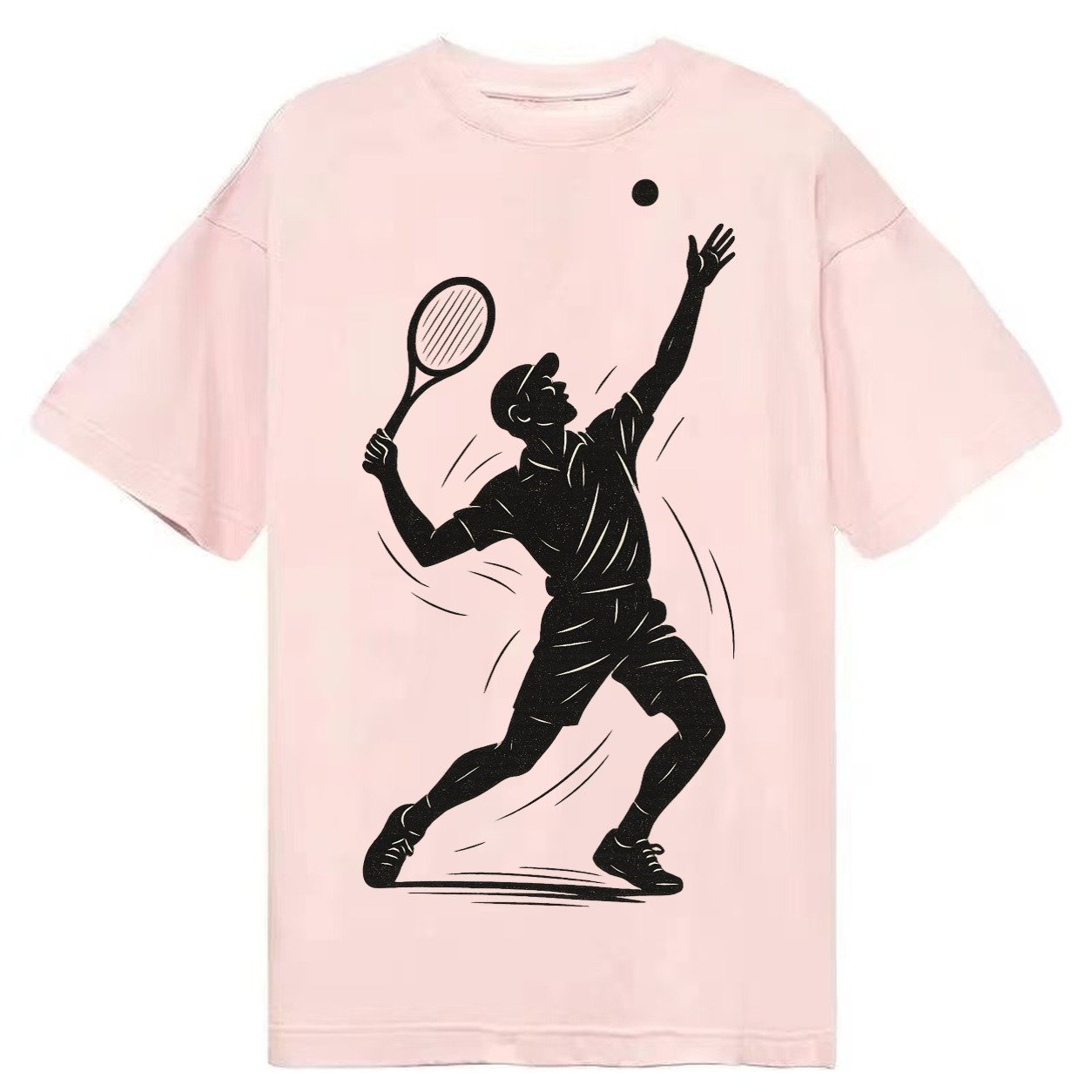 Tennis Player Dynamic Serve B36973 Classic T-shirt – Pink