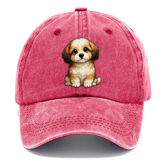 Havanese Sitting Sweetheart Classic Cap – Pomegranate Blush