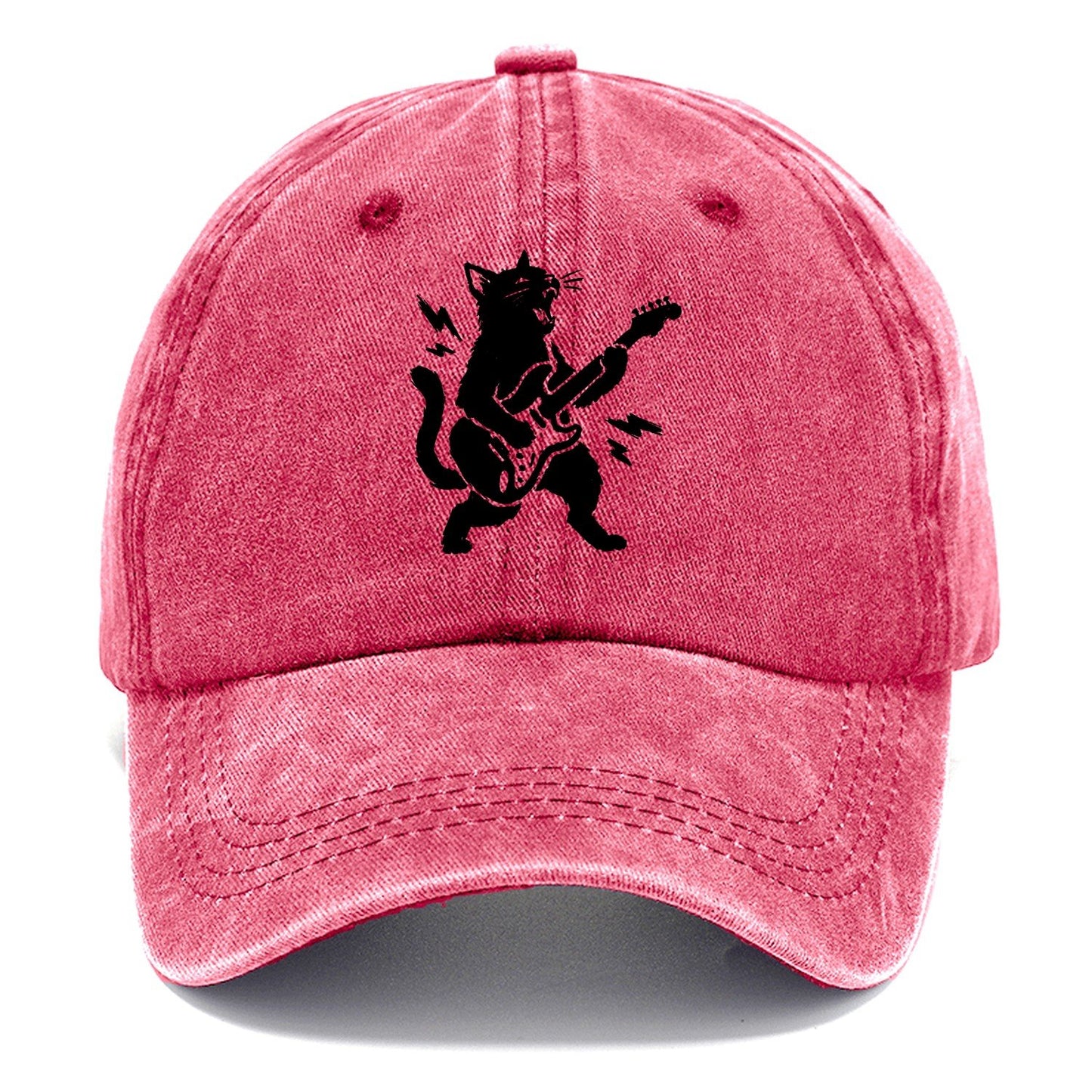Rock Cat Guitar Classic Cap – Pomegranate Blush
