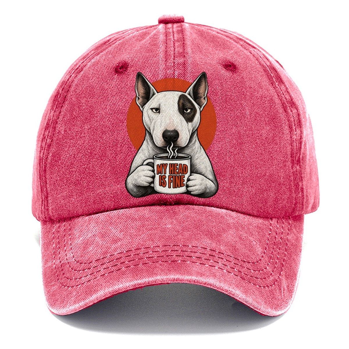 Bull Terrier Mug Truths Dog Mug Truths Classic Cap – Pomegranate Blush
