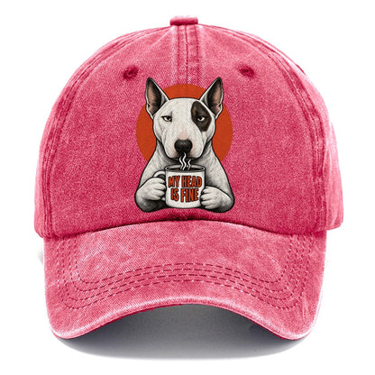 Bull Terrier Mug Truths Dog Mug Truths Classic Cap – Pomegranate Blush