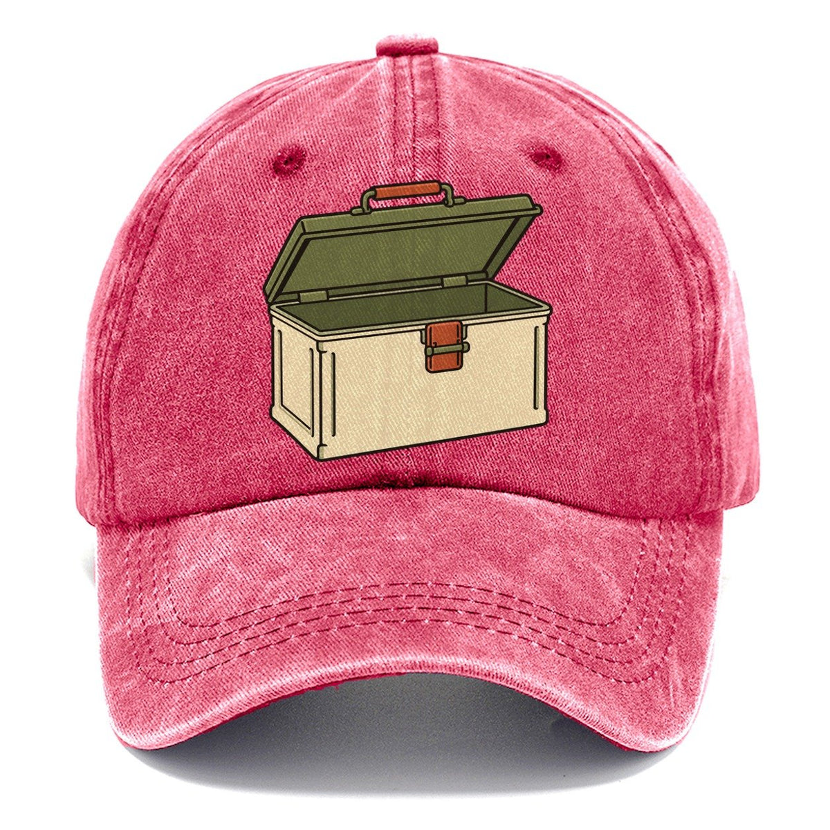 Ammo Box Three Quarter Geocaching Classic Cap – Pomegranate Blush