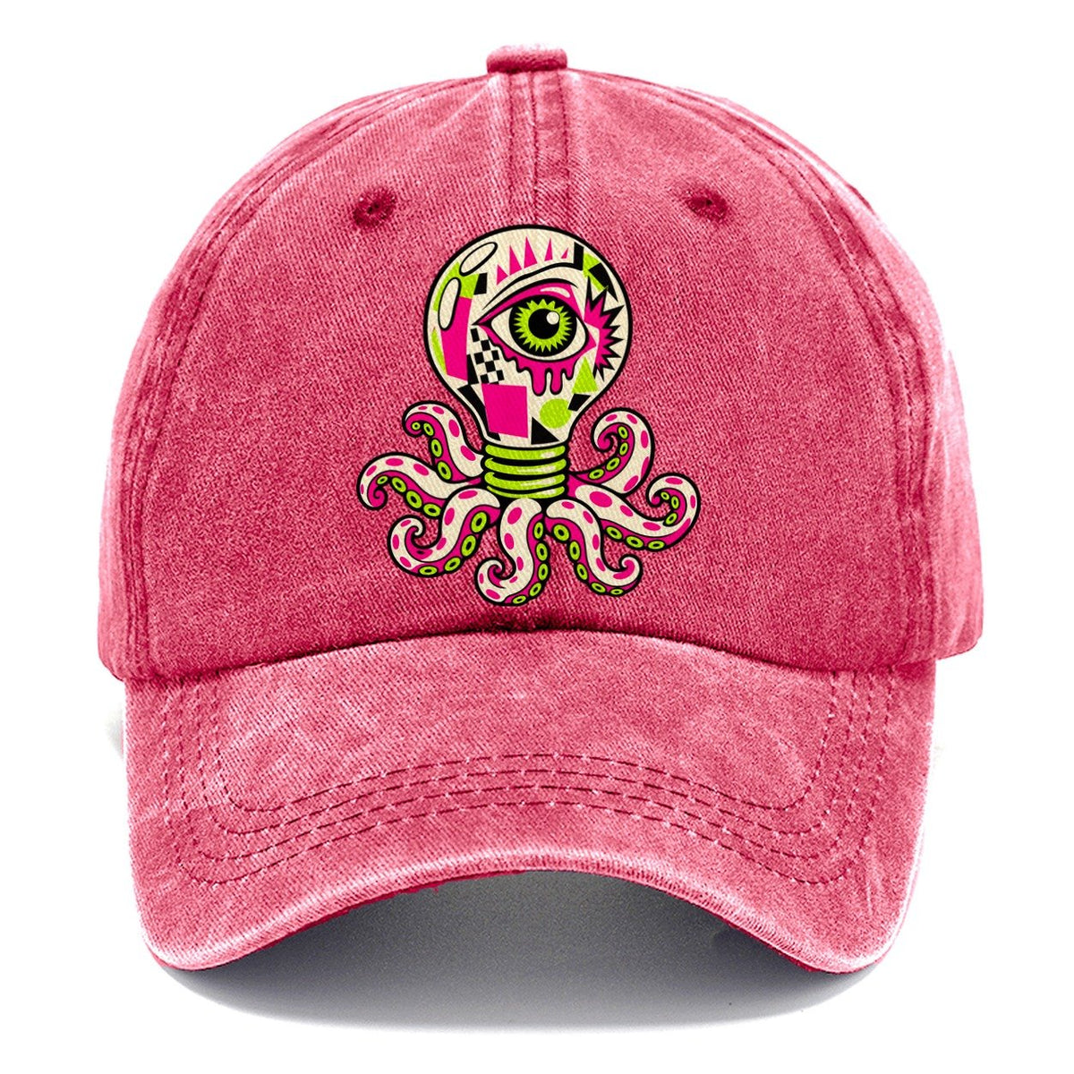 Lightbulb Octopus Crazy Styles Classic Cap – Pomegranate Blush