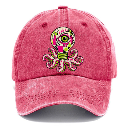 Lightbulb Octopus Crazy Styles Classic Cap – Pomegranate Blush