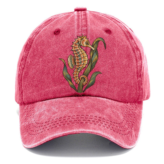 Seahorse Eelgrass Cradle Gentle Wild Classic Cap – Pomegranate Blush