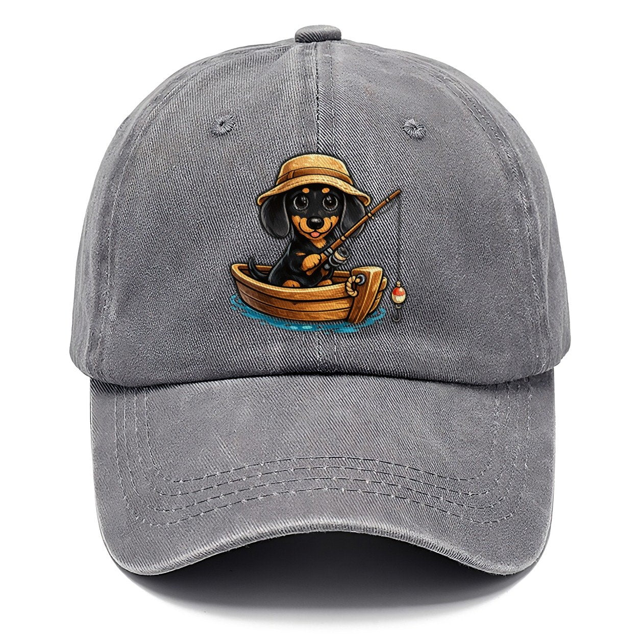 Fishing Dachshund Boat Classic Cap – Urban Haze