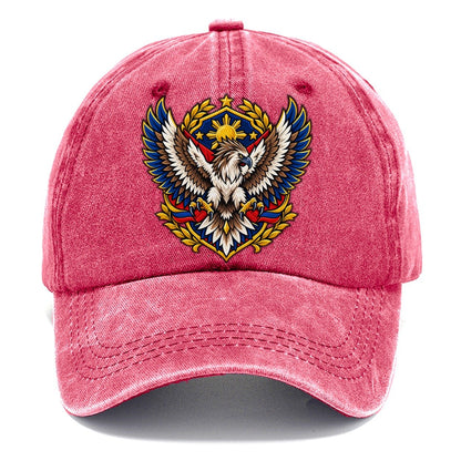 Philippines Heraldic Crest Country Logos Classic Cap – Pomegranate Blush