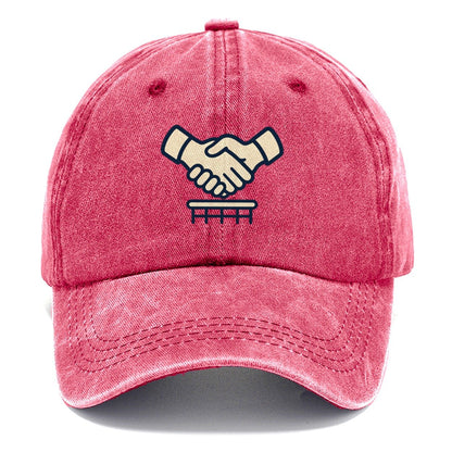 Post Match Handshake Tennis Match Rituals Classic Cap – Pomegranate Blush