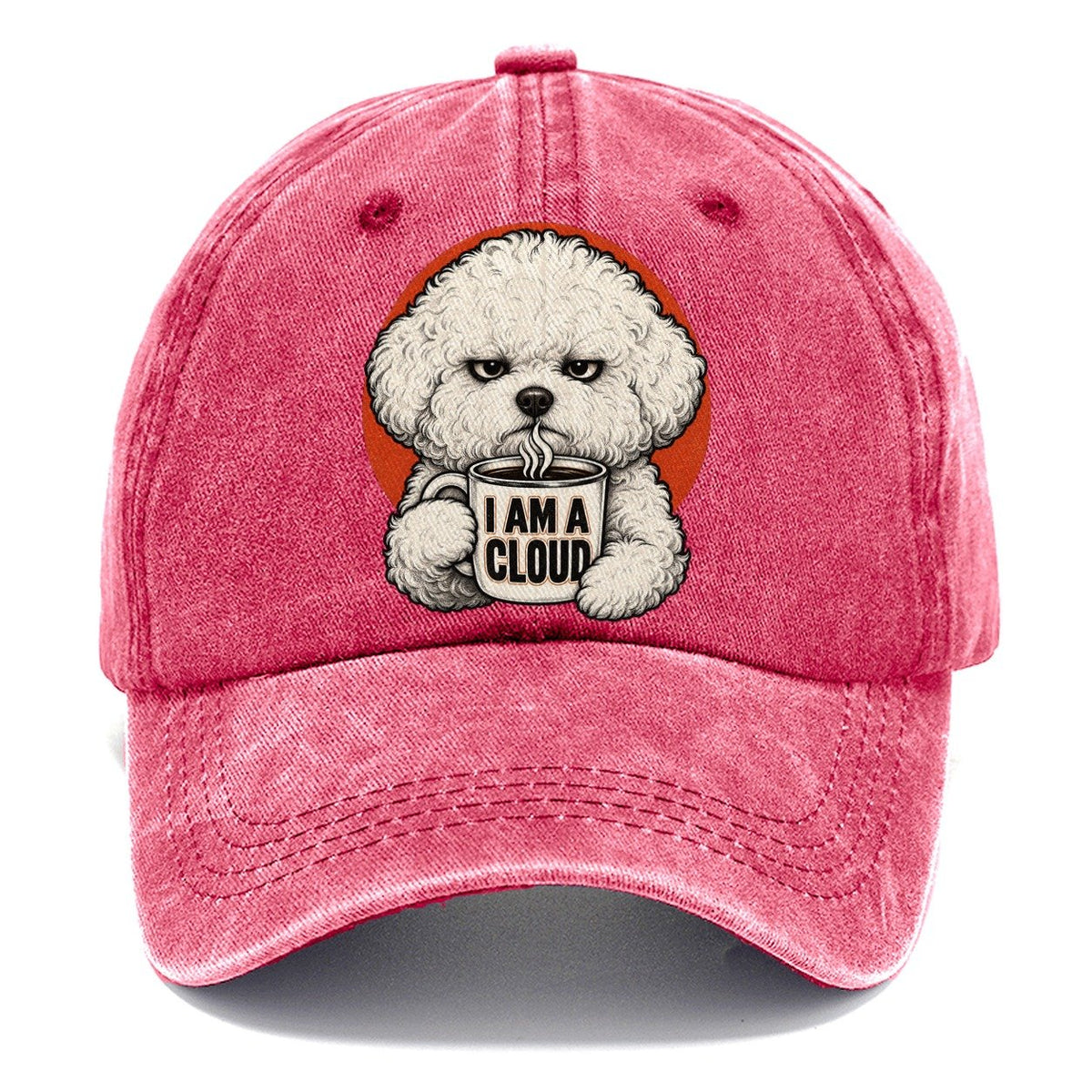 Bichon Frise Mug Truths Dog Mug Truths Classic Cap – Pomegranate Blush