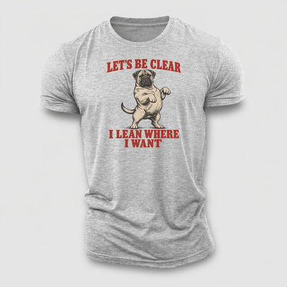 Bullmastiff Dog Declarations Cotton T-Shirt – Sport Grey