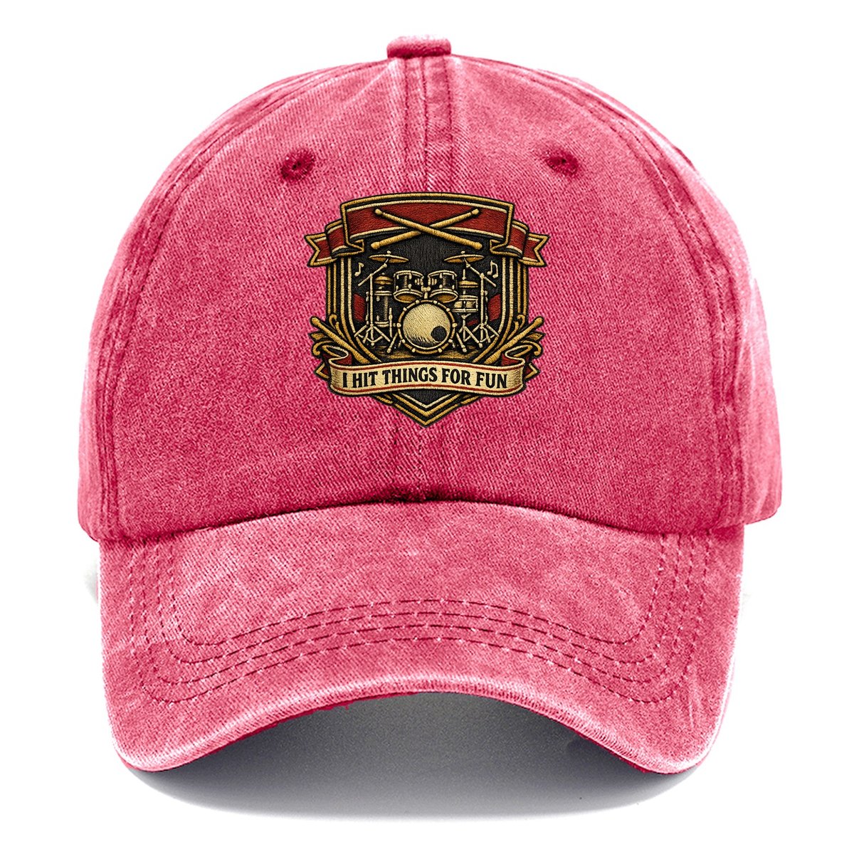 Drummer Humor Classic Cap – Pomegranate Blush