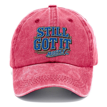 Still Got It Mostly American Wit Classic Cap – Pomegranate Blush