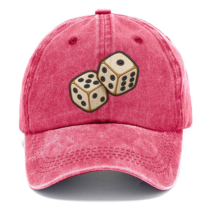 Pair Of Tumbling Dice Board Games Classic Cap – Pomegranate Blush