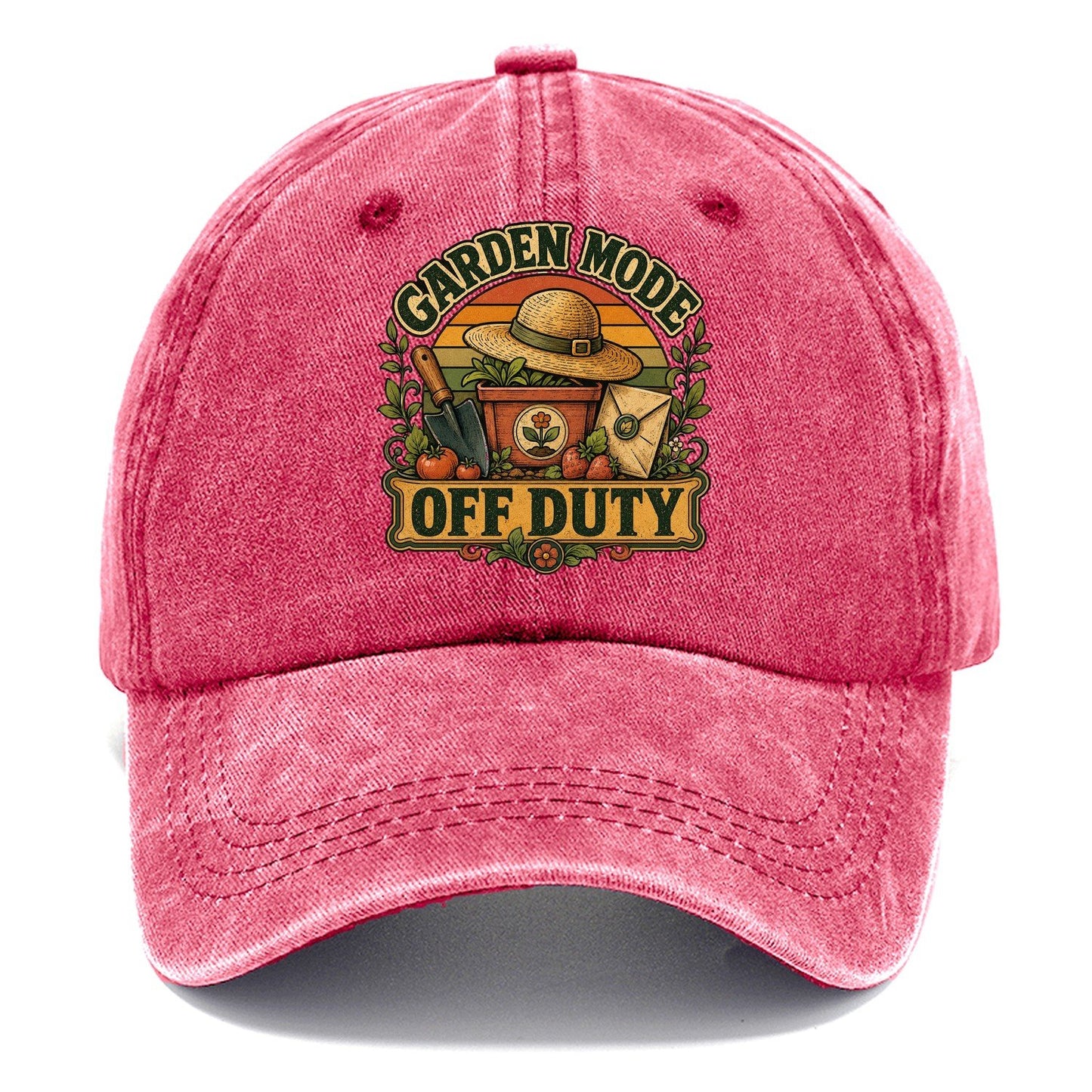 Garden Mode Off Duty Classic Cap – Pomegranate Blush
