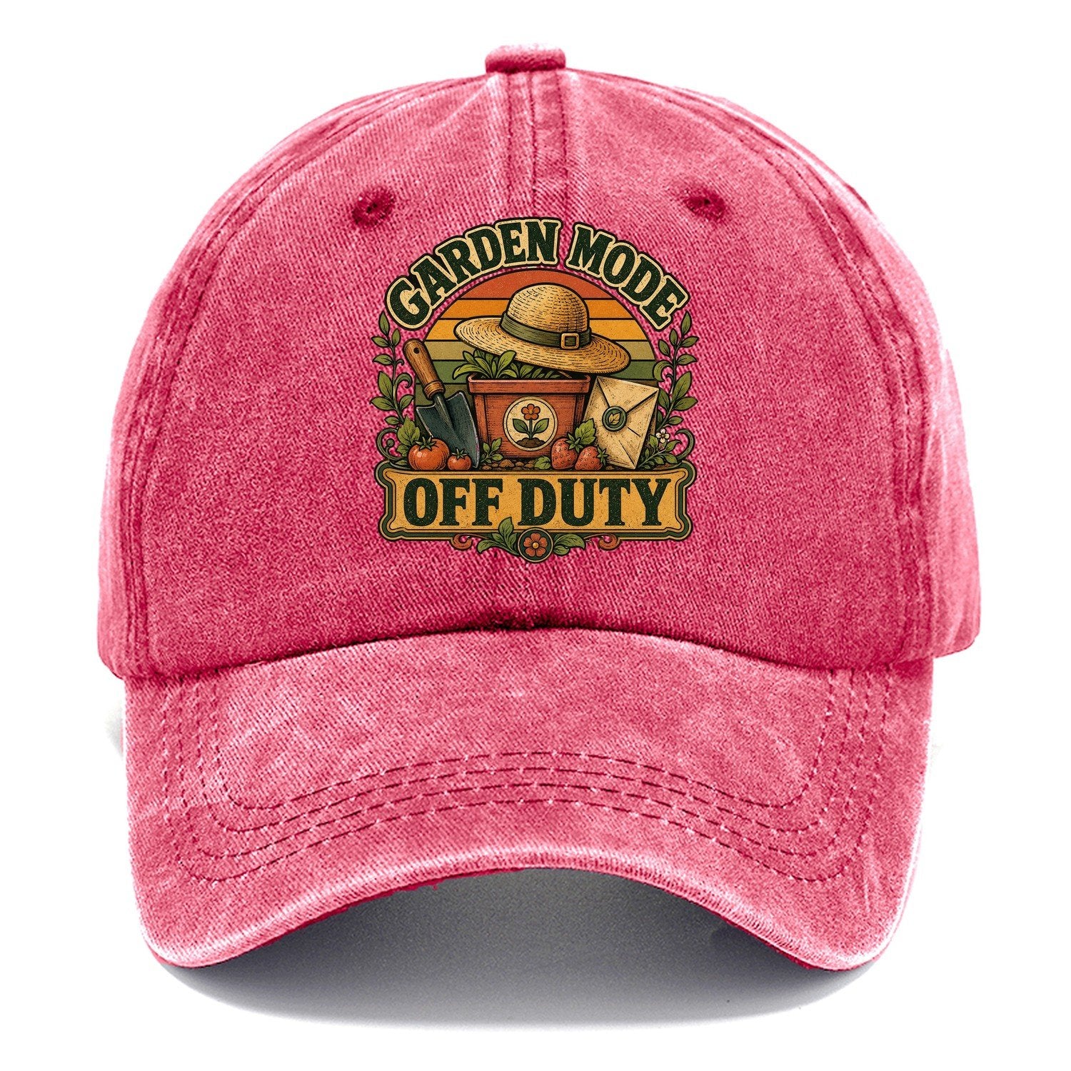 Garden Mode Off Duty Classic Cap – Pomegranate Blush