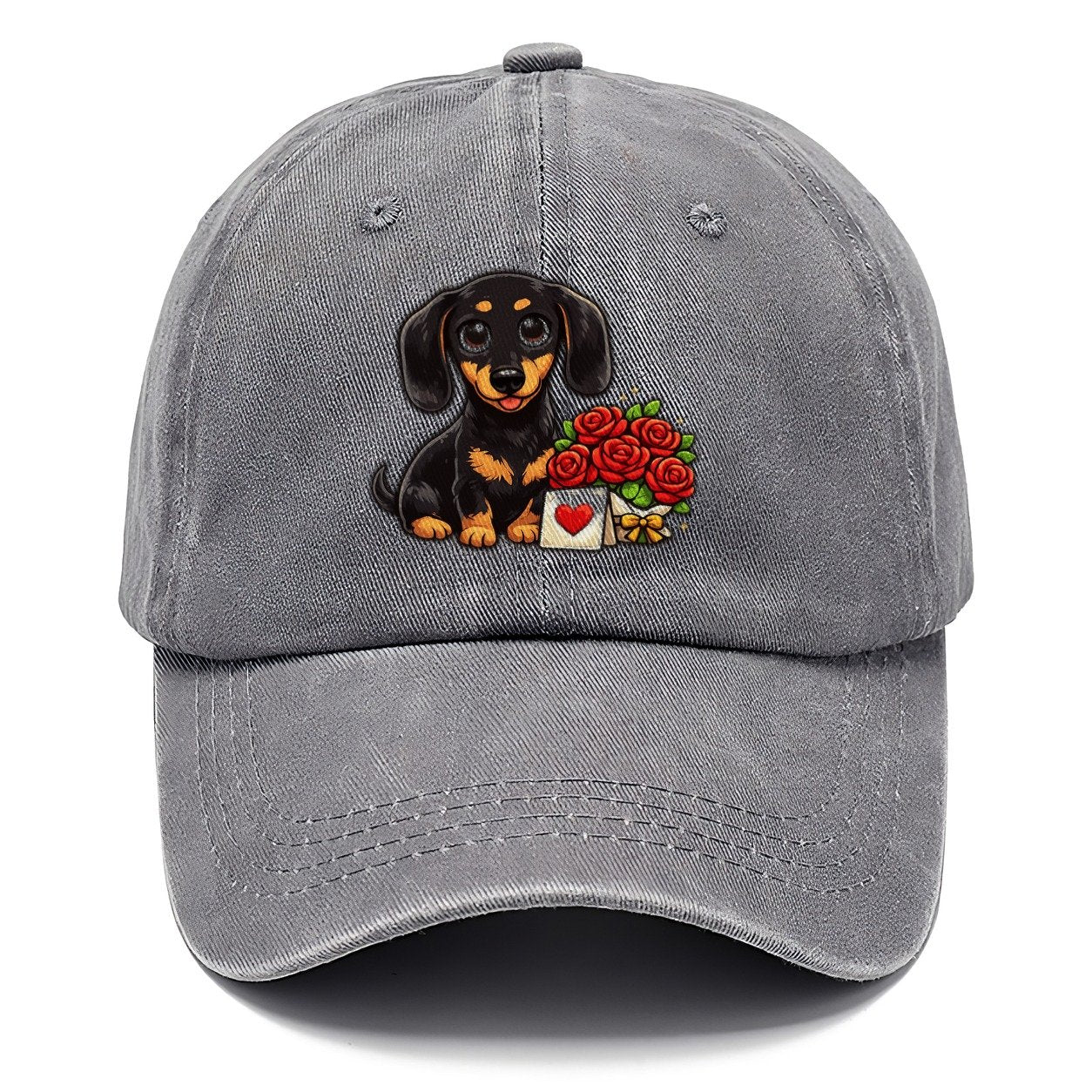 Dachshund Anniversary Roses Classic Cap – Urban Haze