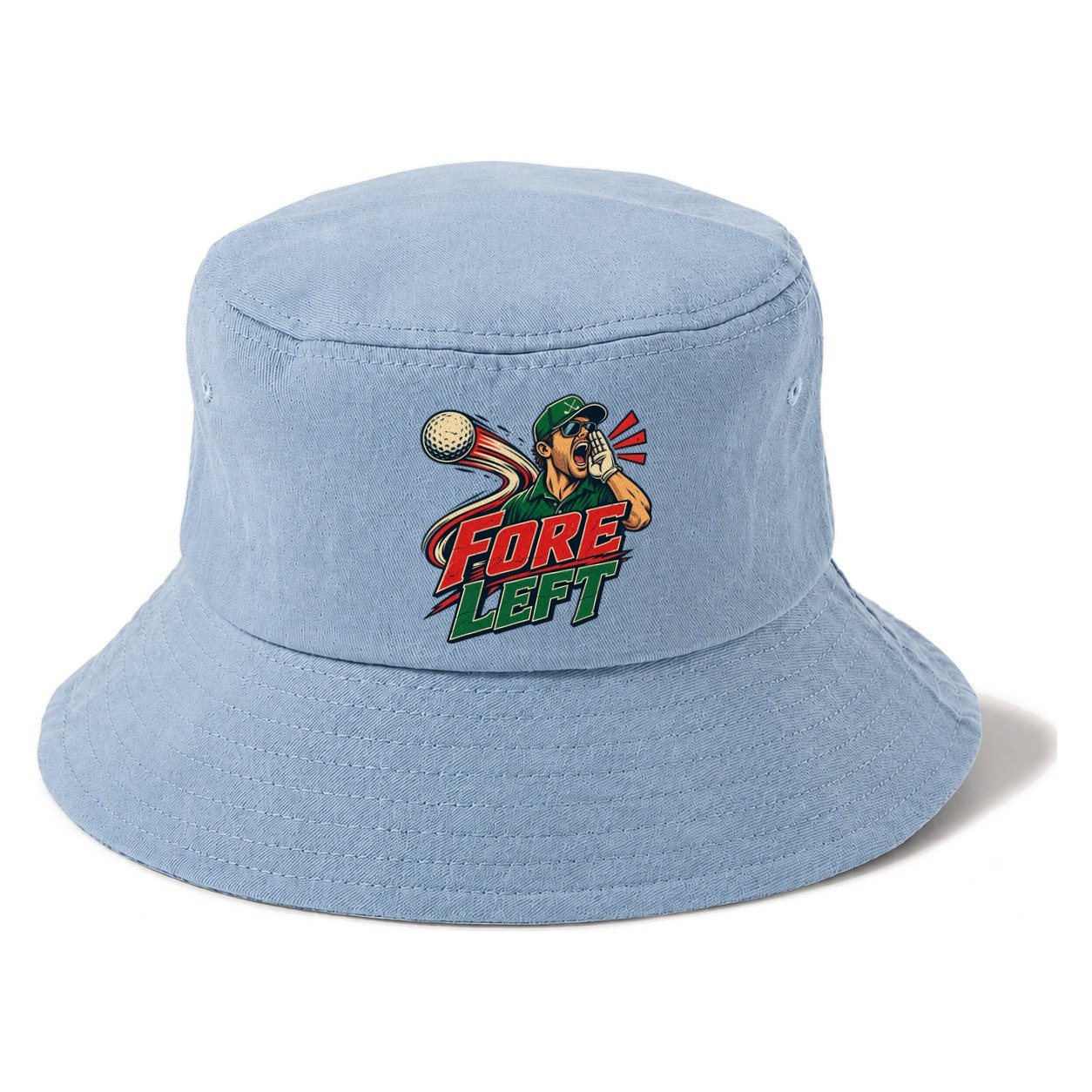 Fore Left Golf Life Bucket Hat – Summer Sky