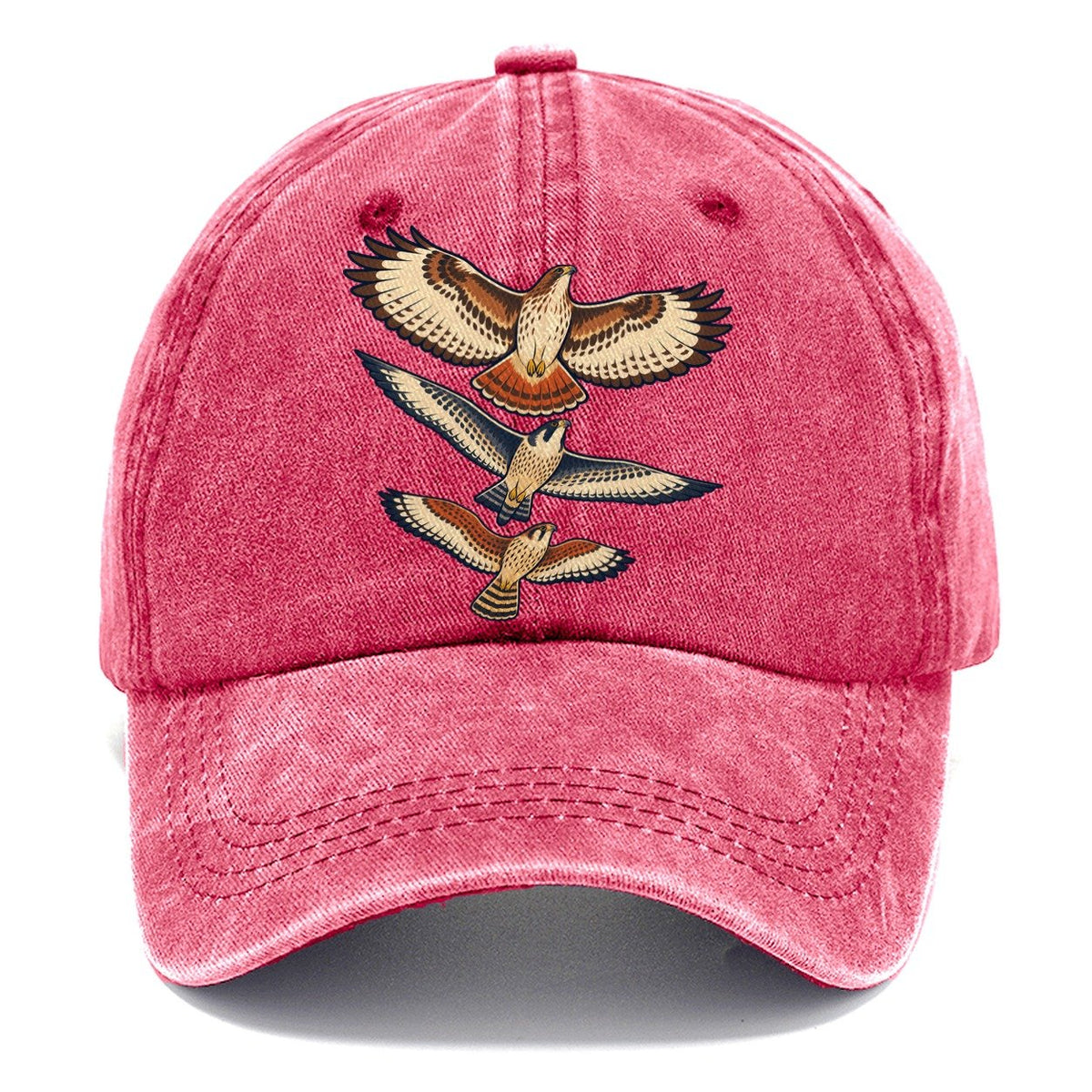 Raptor Shape Set Birdwatching Classic Cap – Pomegranate Blush