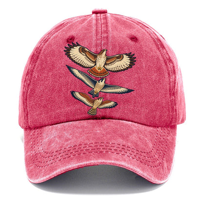 Raptor Shape Set Birdwatching Classic Cap – Pomegranate Blush