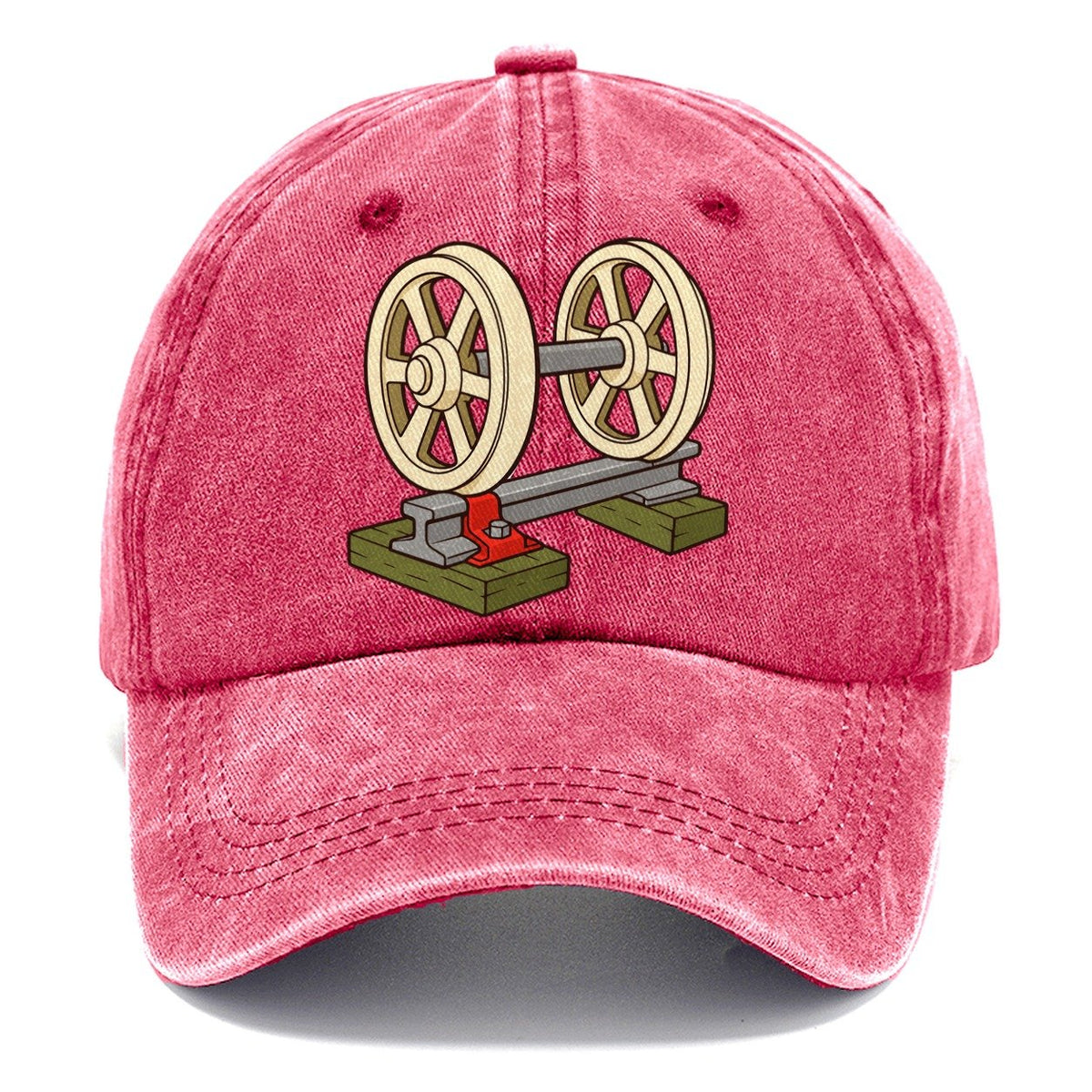 Wheelset On A Rail Model Railways Classic Cap – Pomegranate Blush