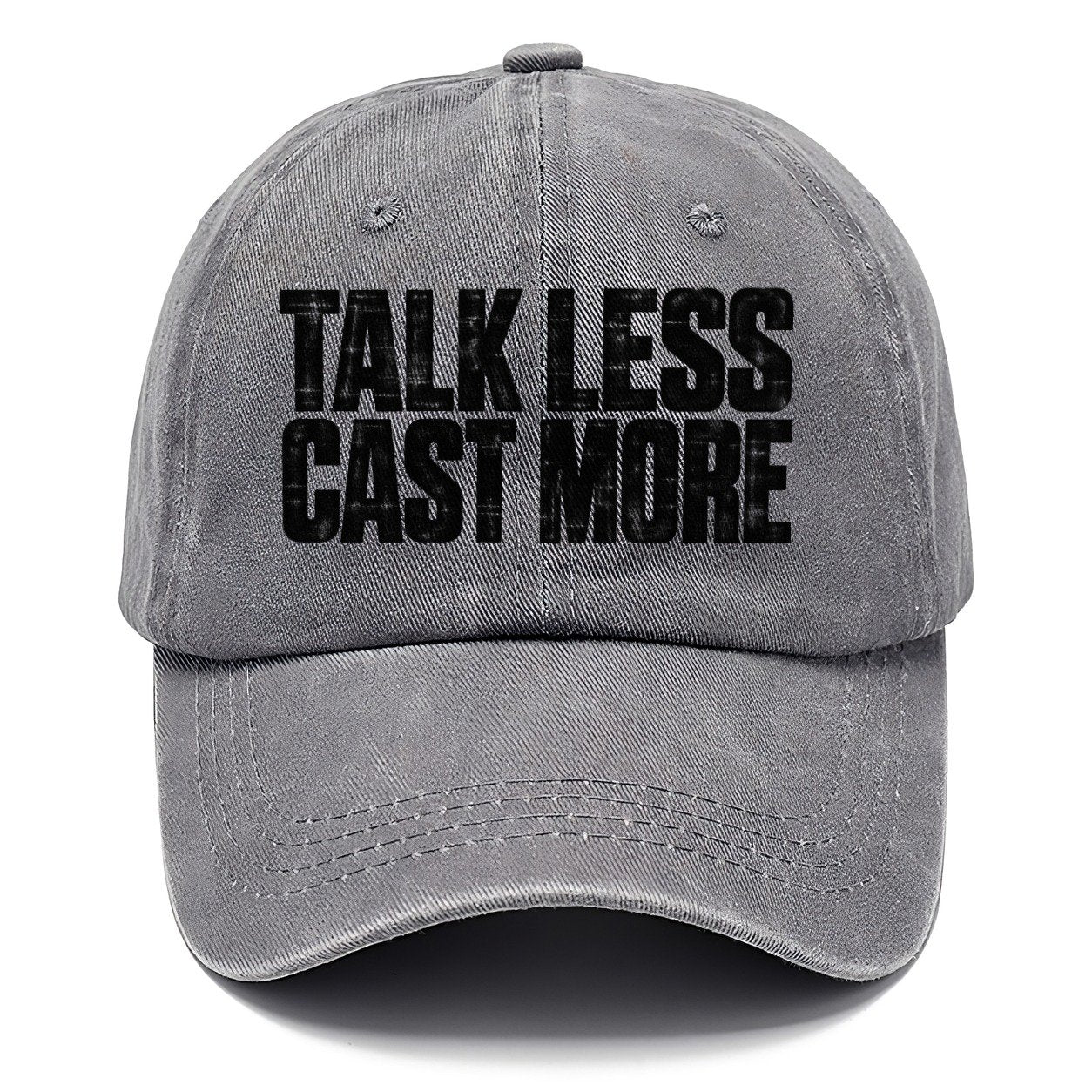 Talk Less Cast More Fishing Club Classic Cap – Urban Haze