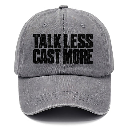 Talk Less Cast More Fishing Club Classic Cap – Urban Haze