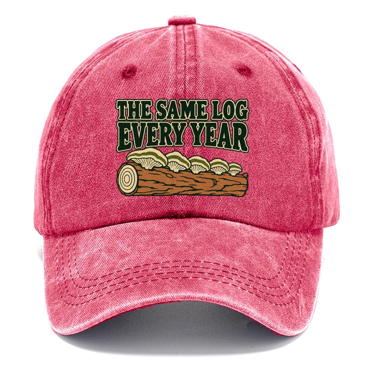 The Same Log Every Year Foraging And Mycology Classic Cap – Pomegranate Blush