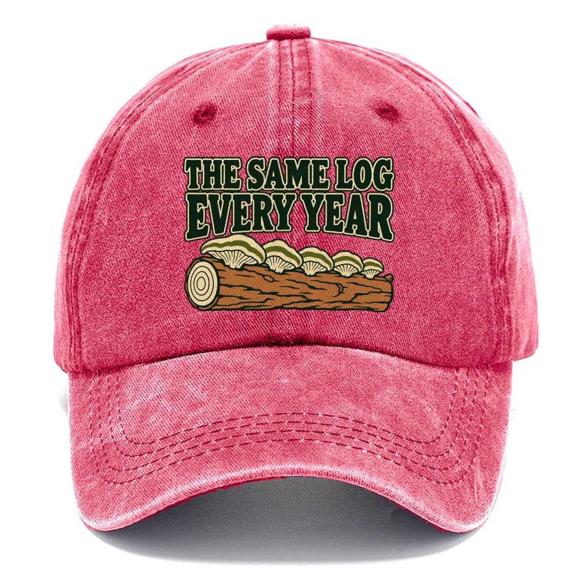 The Same Log Every Year Foraging And Mycology Classic Cap – Pomegranate Blush