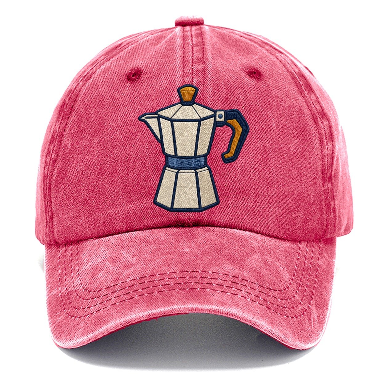 Moka Coffee Pot Tiny Solo Marks Classic Cap – Pomegranate Blush